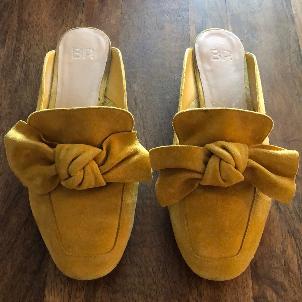 Yellow Suede BP Maddy Mule